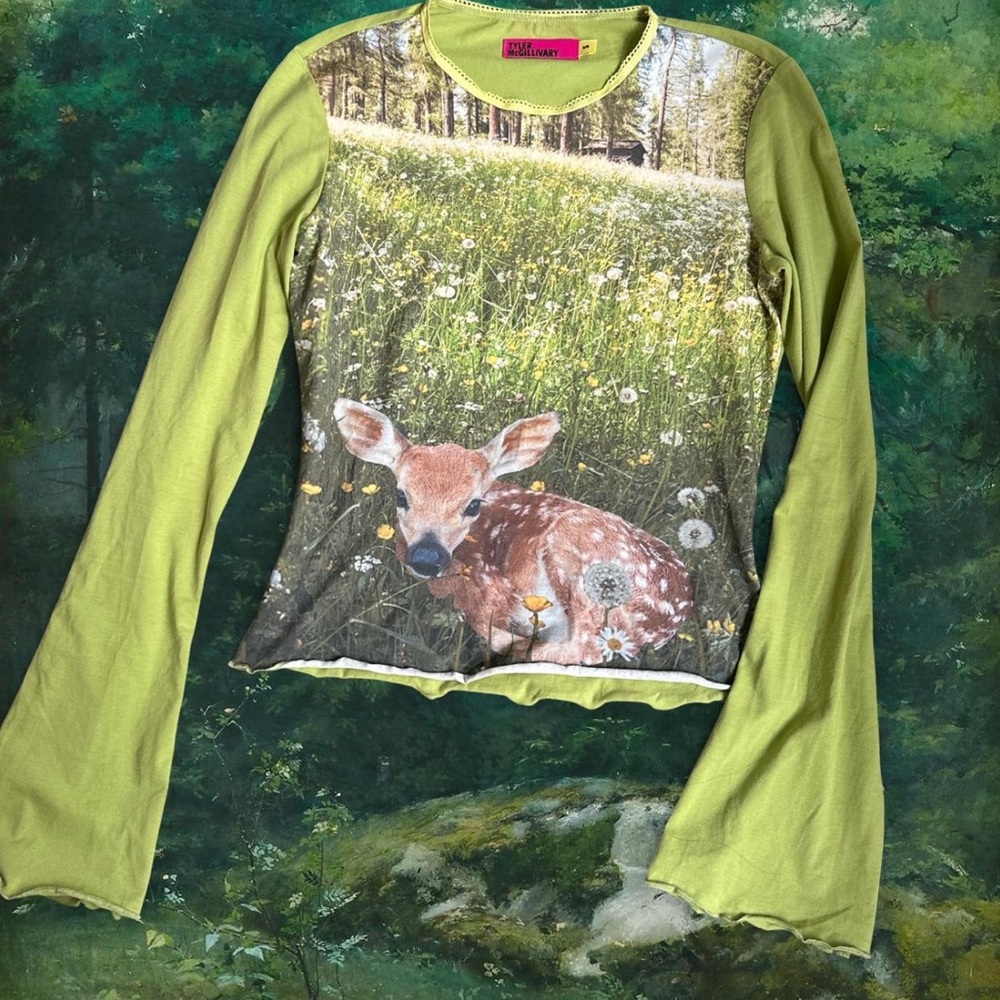 Tyler McGillivary deer long sleeve tee